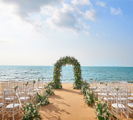 wedding sea sand sun resort and villas