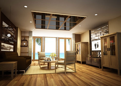 Ocean Front Pool villa Suite 2 Bedrooms